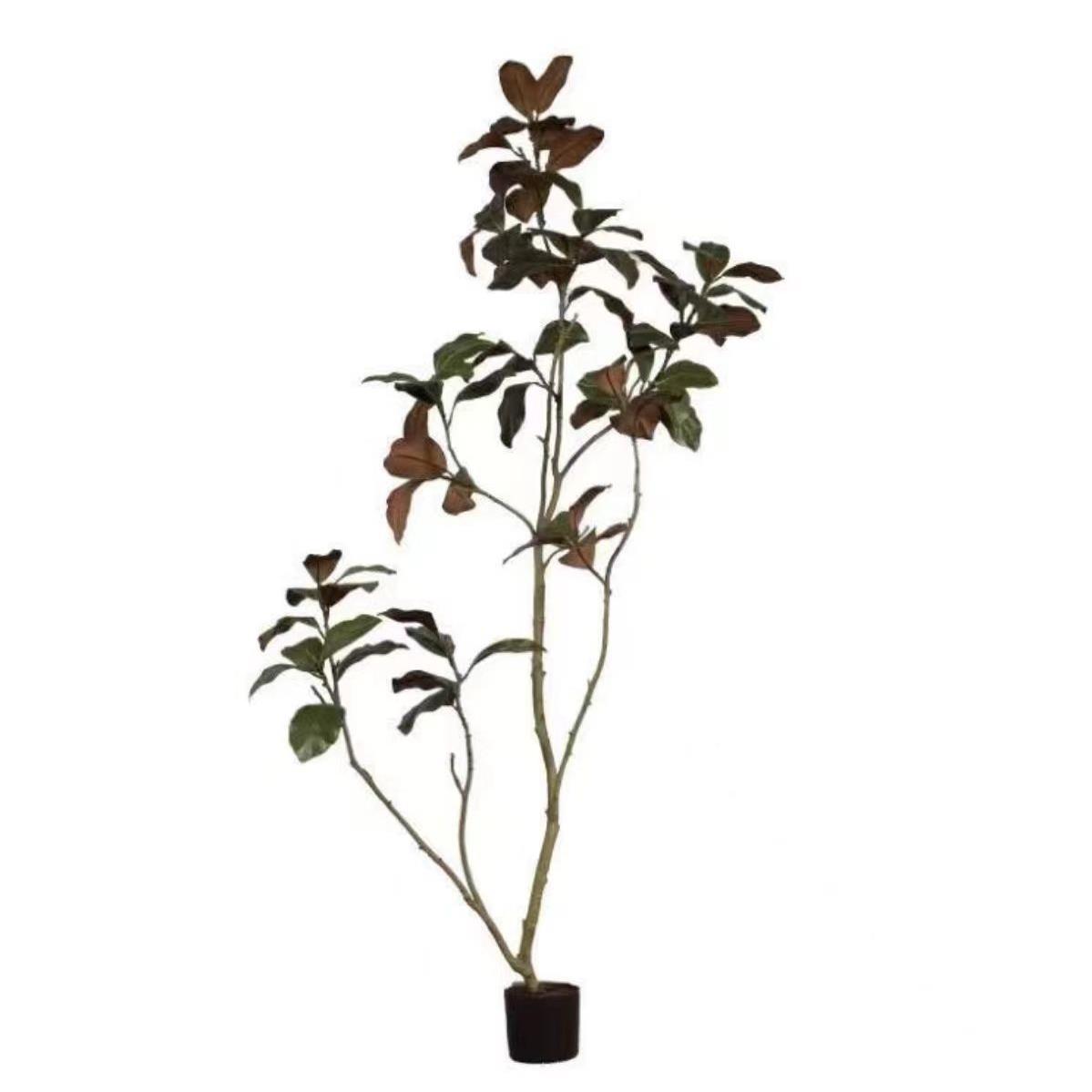 仿真玉兰花树橱16窗装室内客厅花绿盆植栽造型盆景落地假摆饰件