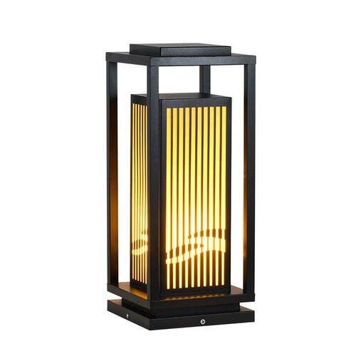 L花ED灯户外草坪新中式防水庭院简灯约现代园草地灯铁艺草坪灯