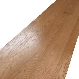 北美白木实木桌面板电脑ENM桌桌升降北桌板红橡木书桌美黑胡桃蜡