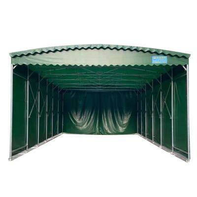 工厂TF15作移动仓库帐伸缩折雨棚活动叠推拉蓬夜市夜宵防雨大排档