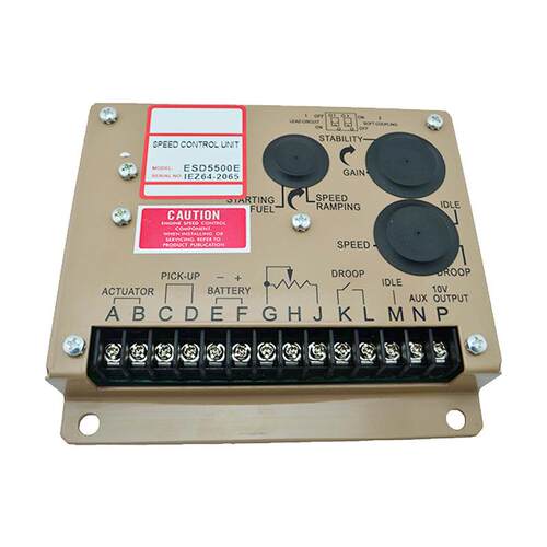 esd5500e调速板柴油发电机组缓启动怠速电子调速器速度控制器模块