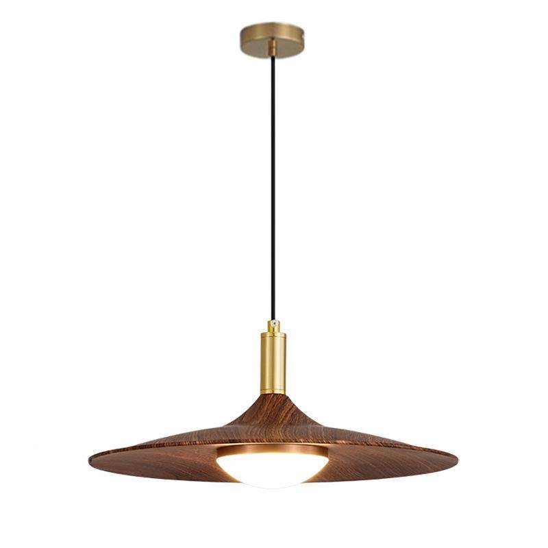 日胡式餐厅桃中古风吊灯木色简艺约个性术飞碟餐厅·卧室床头吊灯,家装灯饰光源,智能吊灯,淘宝优惠券,粉丝福利购,淘宝优惠卷