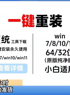 自动重装系统win10win11win7电脑原版纯净专业做系统安装笔记本