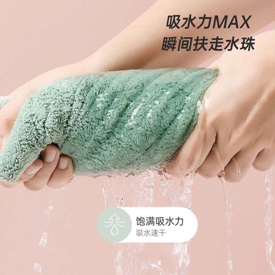 麻花包边干发帽h女双层加厚超强速干吸水毛巾2023新款包头发浴帽