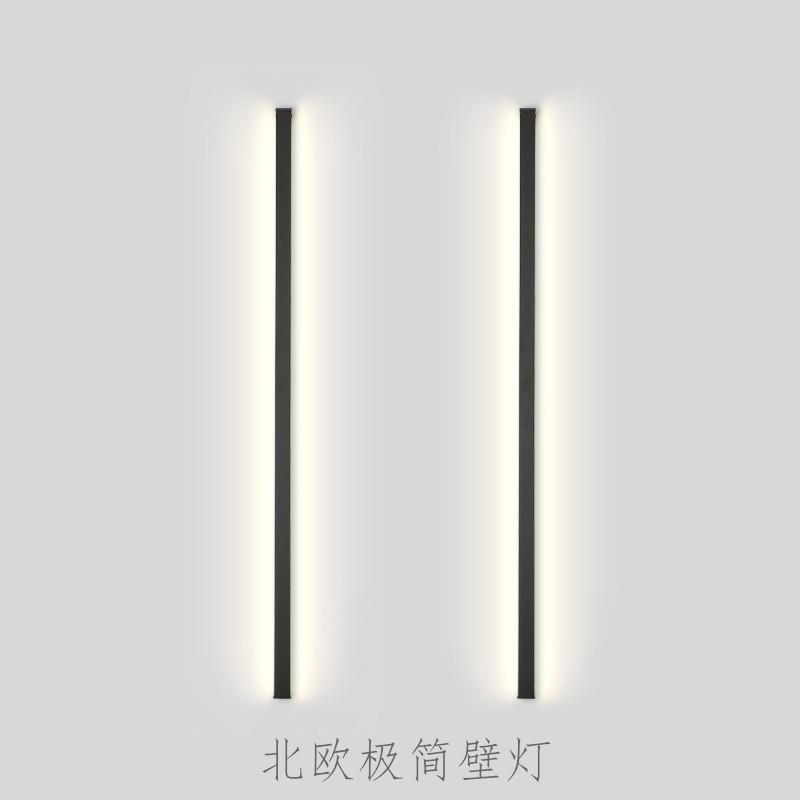 极简长条壁灯客厅沙发背景墙灯简约现代楼梯过道灯卧室床头条形灯
