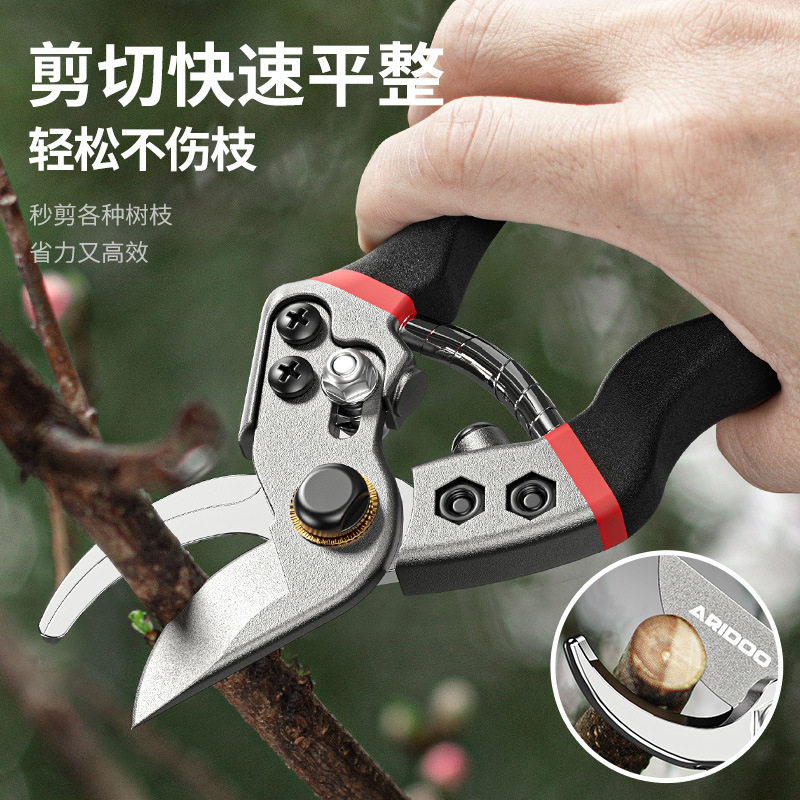 德国修枝剪果树剪刀园艺修剪树枝园林花艺师剪花专用盆景剪刀批发图片