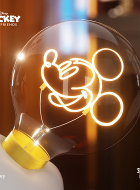 SUNDAY HOME 山姆同款mini米奇手台灯灯泡