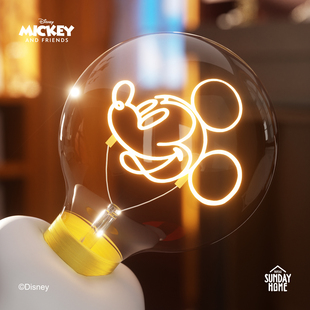 SUNDAY HOME 山姆同款mini米奇手台灯灯泡