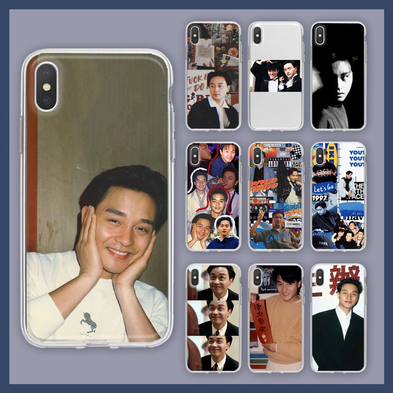 张国荣明星照适用苹果13/14华为mate50小米13pro三星OPPOreno10荣耀80/iPhone12mini/SE/XS一加VIVOs16手机壳