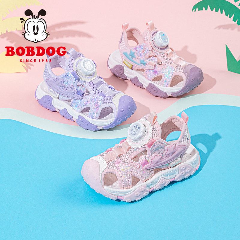 巴布豆新款女宝跳绳鞋女款儿童夏天鞋子2026新款今年流行爆款凉鞋