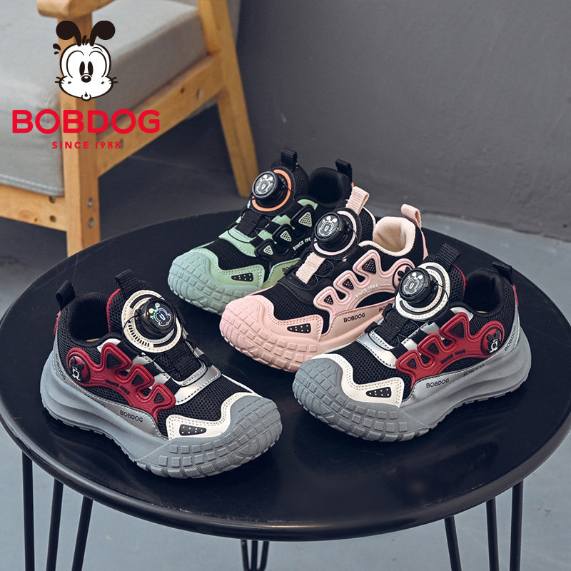 巴布豆2026新款春款儿童运动鞋男童女童春季春天鞋子女宝男宝软底