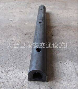 D型橡胶条码头保护条船舶防撞板装卸平台垫墙面倒车墩缓冲带