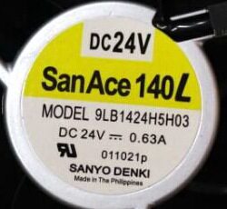 进口山洋24V48V14050变频器风机9LB1424H5H03109L1424H5J04