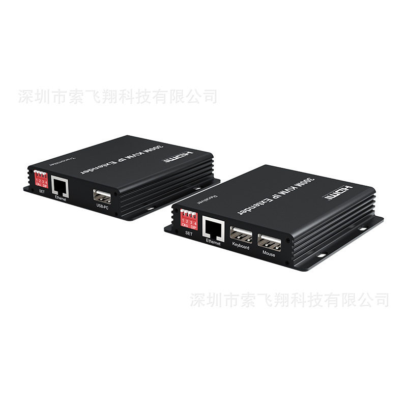 KVM延长器 HDMI300米KVM延长器 300米IP延长器