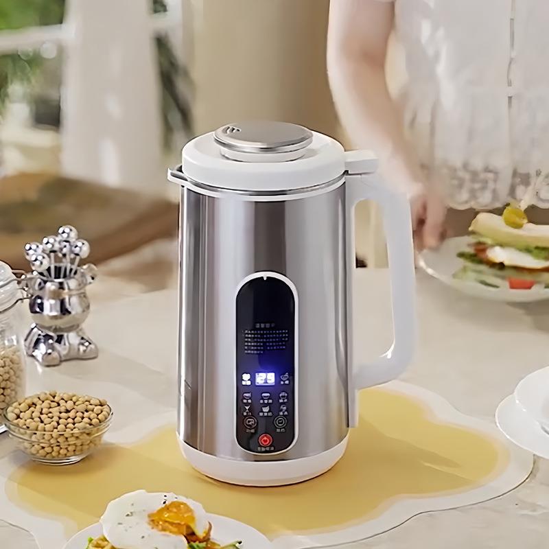 跨境220V/110V欧规美规英规4人多功能大家用免泡不锈钢豆浆机现货
