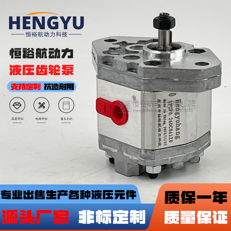 Hengyuhang齿轮泵1PUF0.26DC0A1Z0平替MARZOCCHI马祖奇0.25D0.5D