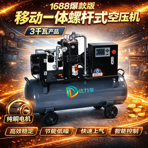 220V小型永磁节能螺杆空压机