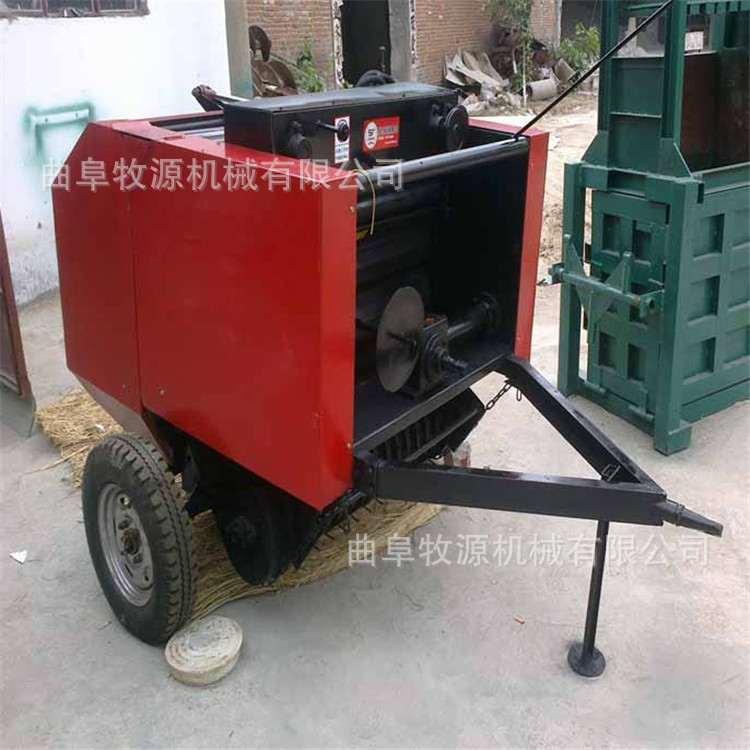 麦秸捡拾打捆机厂家 行走式秸秆打捆机 稻草捡拾圆捆打捆机价格