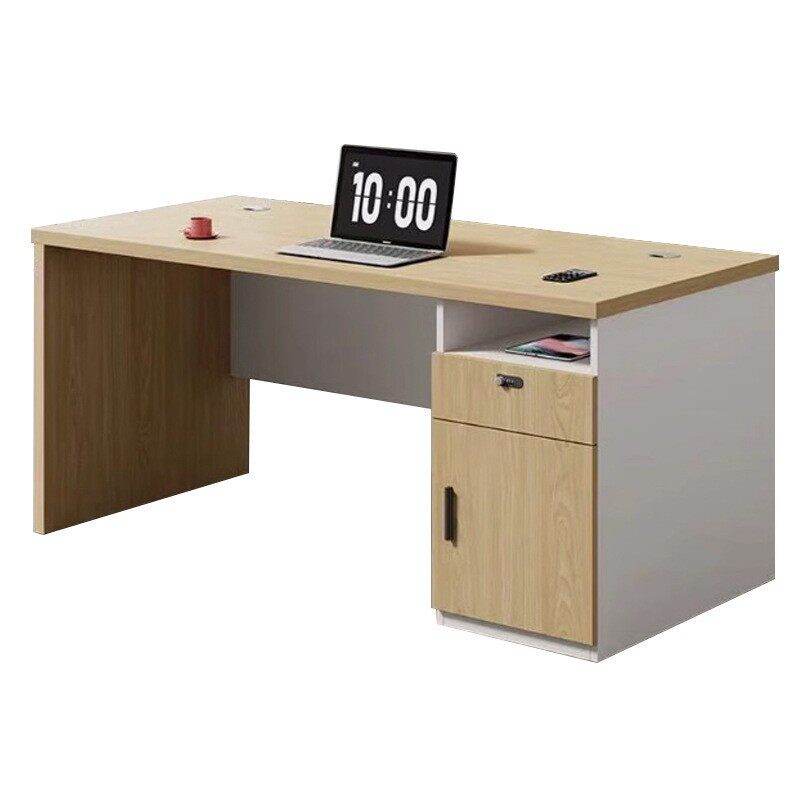 办公桌椅组合1.2米1.4米教师员工1人位工作办公室单人电脑桌书桌