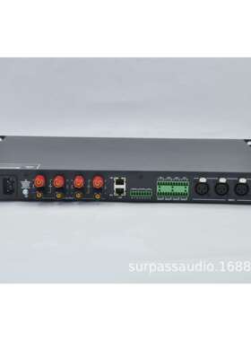 DSD43宽电压功放90-260VAC定阻定压100V70V8欧4路DANTE网络音