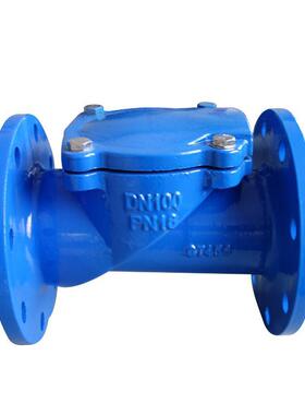 止回阀 橡胶瓣止回阀 球墨铸铁橡胶瓣止回阀 规格HC44X-16