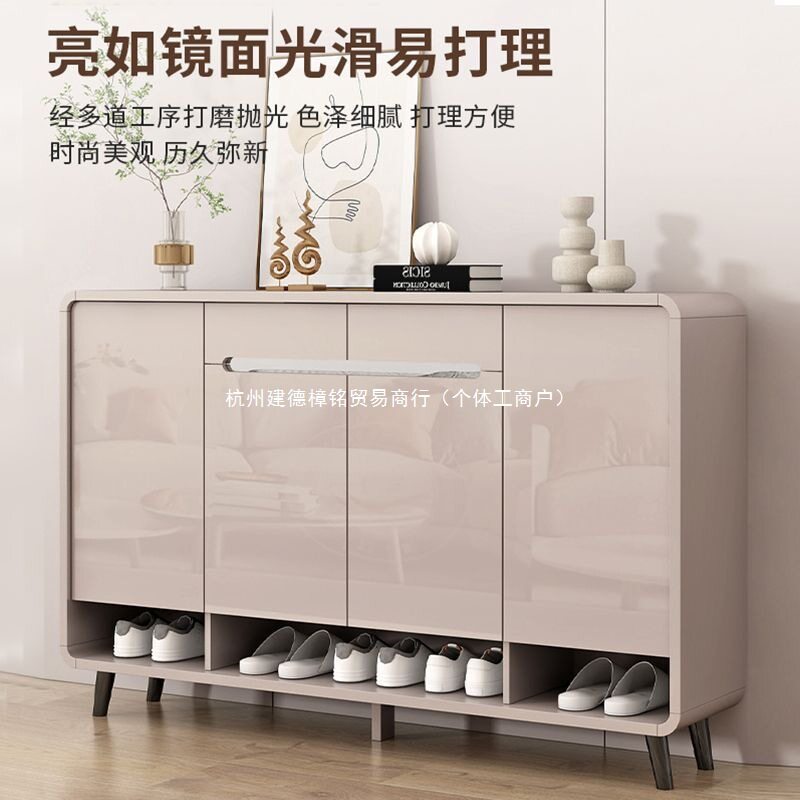 实木鞋柜家用可坐换鞋凳一体靠墙大容量新款入户门厅收纳储物鞋架