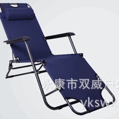 厂家直销加长折叠三用椅两用椅办公午睡床陪护床行军床躺椅