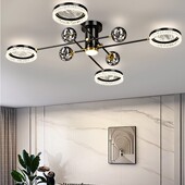 客厅吊灯意式 极简轻奢感2025新款 设计师餐厅卧室全屋灯具套餐