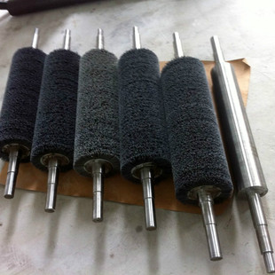 丽峰刷业供应各种规格磨料丝刷辊钢板清洗毛刷辊质优价廉欢迎来电