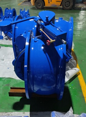 HH47H金属硬密封蝶式缓冲止回阀DN700压力16铸钢标准GB/T1392