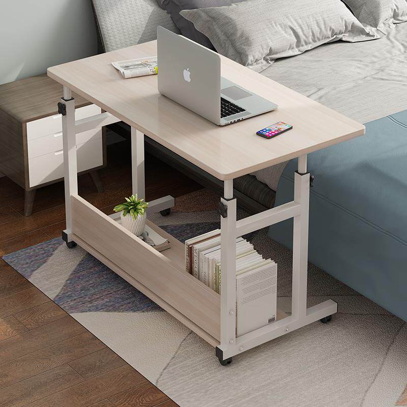 可移动电脑台式桌家用升降小桌子卧室简约床边桌简约学生租房书桌