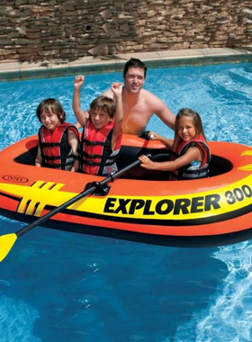 INTEX58332探险者三人船组 漂流船、皮划艇、充气艇