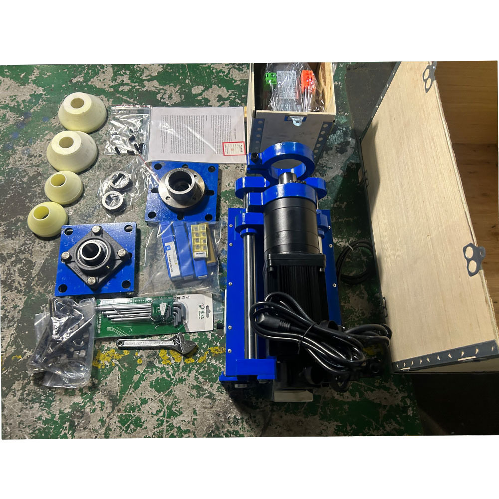 调速粗镗头装载蜗轮45型镗孔机 补焊便携式工程智能镗焊机