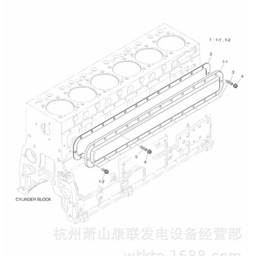 65.90535-0003法兰螺栓L136T斗山