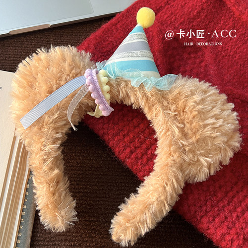 圣诞节小熊发箍迪士尼米妮头饰