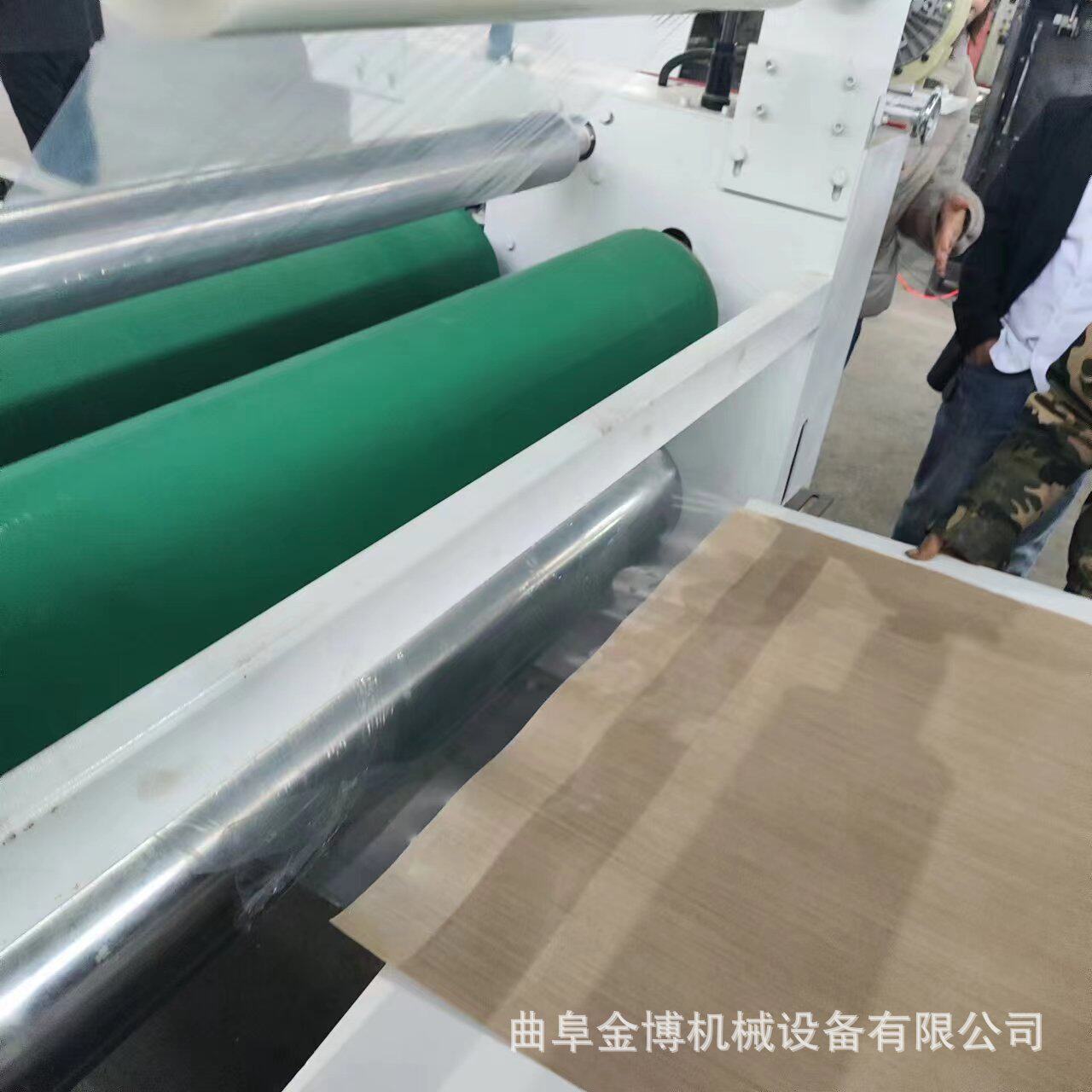 板材双面覆透明保护膜覆膜机 金属板冷裱贴膜机设备 变频调速