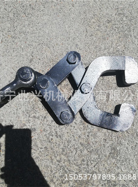 43-75kg钢轨夹具承重2吨3吨 钢轨夹子 抬轨钳 钢轨吊轨钳