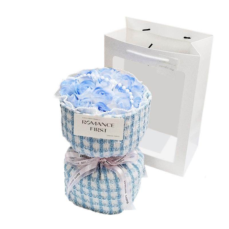 香皂1玫风瑰花束小送女朋友女友教师节情人节生日礼物香皂花香束,家居饰品,餐桌花艺,淘宝优惠券,粉丝福利购,淘宝优惠卷