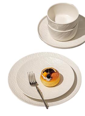 纯白Z1204简约陶瓷餐具家套装釉用乔迁下彩具礼品套装餐碗盘碗筷