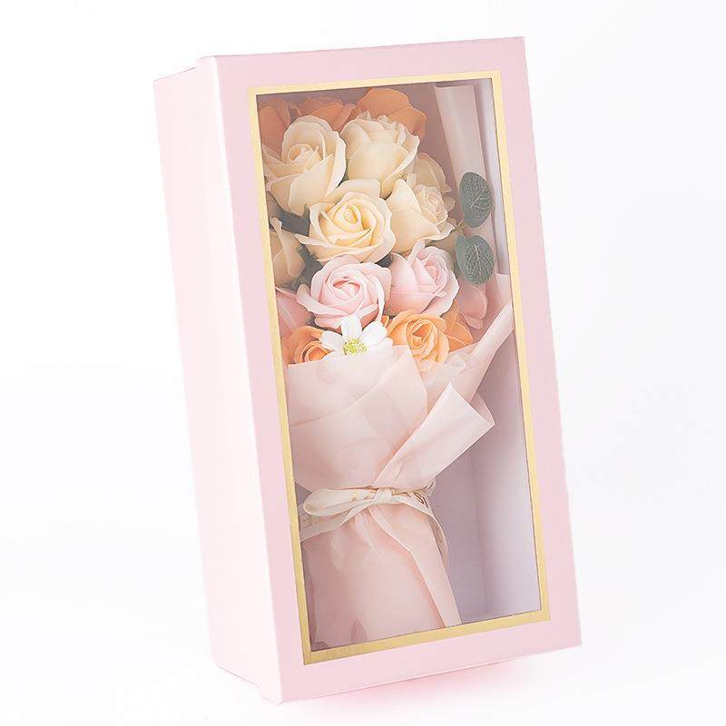 81朵18朵玫瑰玫瑰香皂品花礼盒肥皂花束情人节生圣诞节礼物日小礼,家居饰品,餐桌花艺,淘宝优惠券,粉丝福利购,淘宝优惠卷