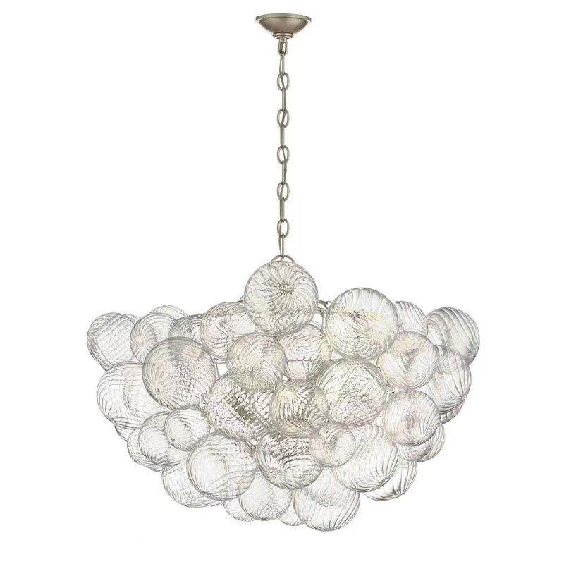 式（别漩涡玻璃泡泡球吊灯室复古墅客厅挑空餐厅衣帽间主美卧法式,家装灯饰光源,智能吊灯,淘宝优惠券,粉丝福利购,淘宝优惠卷