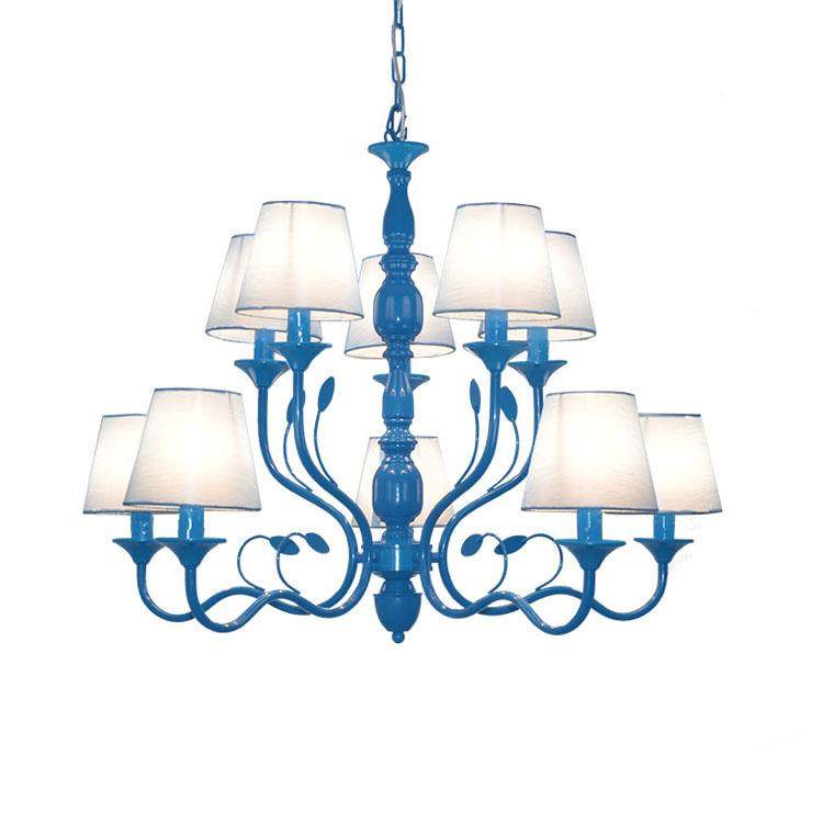 美式乡村厅灯欧式餐铁艺吊灯灯卧室灯酒店民宿蜡烛厅卧室灯客烛台,家装灯饰光源,智能吊灯,淘宝优惠券,粉丝福利购,淘宝优惠卷