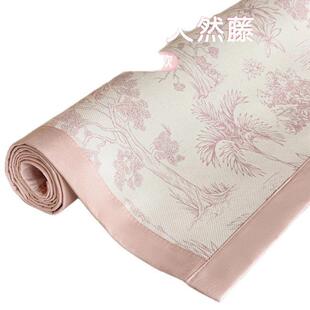 冰藤席冰丝凉席2床垫三件席套夏天06新款可机2洗空BPF调软子竹席