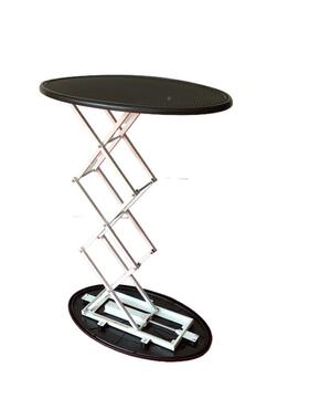 上海4携0x10台0塑汽缸料升降展示外贸出口弹力布折叠便快幕秀前台