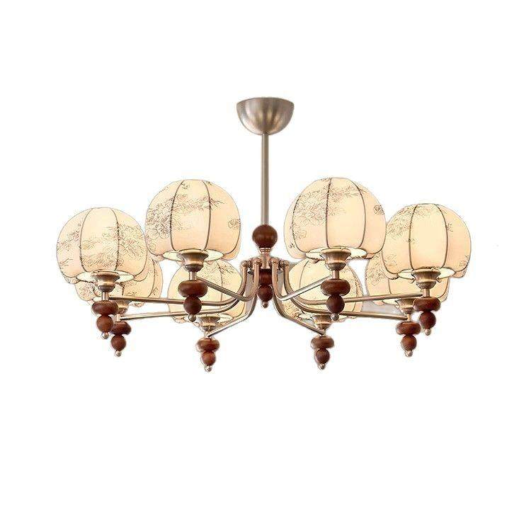 宋式古美学复法式客厅吊灯屋全光谱中高古325风级感灯具全套餐组,家装灯饰光源,智能吊灯,淘宝优惠券,粉丝福利购,淘宝优惠卷