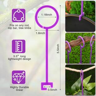 ClayPigeonHooks塑料靶子夹ShootingTargetHangingHook