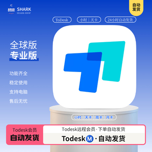 todesk全球版会员出租全球节点专业版本设备远程控制电脑超清画质