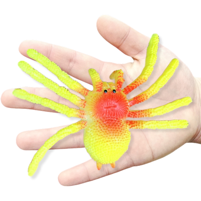 仿真蜘蛛软胶彩色玩具包邮