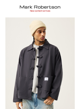 Mark Robertson25AW厚棉服宽松潮流唐装中国风复古上衣外套百搭