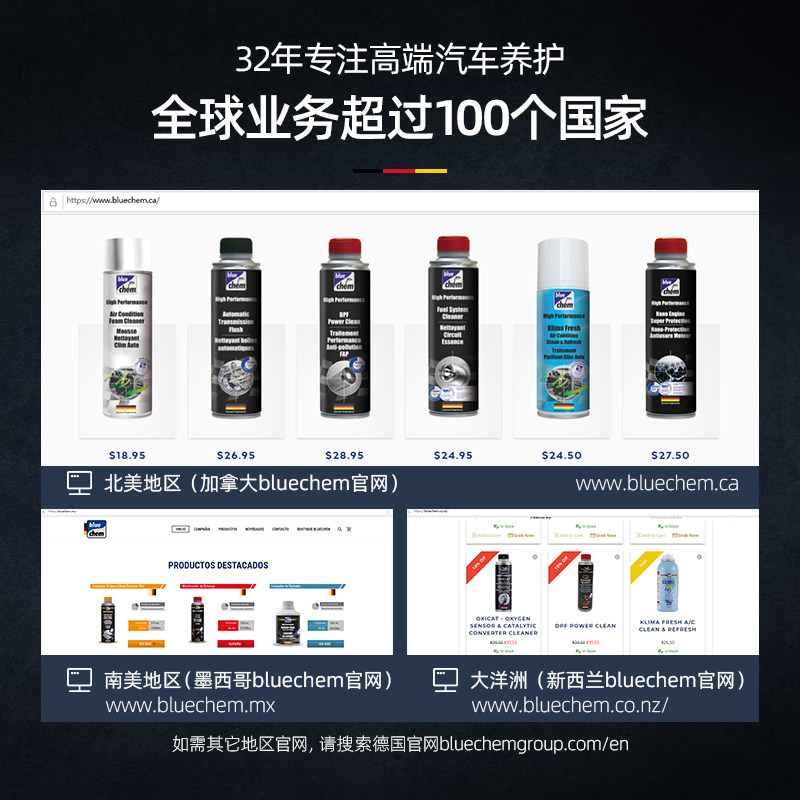 德国汽车空调清洗剂除臭去异味免拆免洗清理蒸发箱出风口管道套装